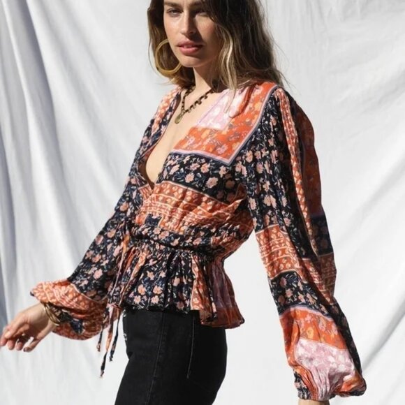 Jen's Pirate Booty | Roma Tarot Top in Rust - Picture 3 of 8